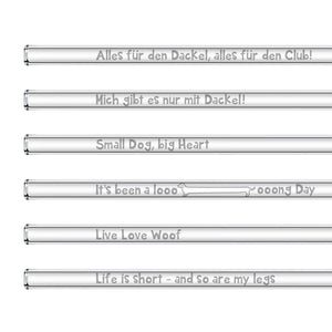 Dachshund Glass Straws 6 Funny Dachshund Quotes for All Dog Lovers