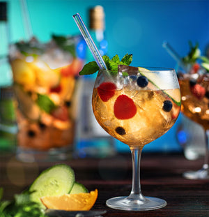 Limoncello Spritz Glass Straws - 6 Funny Limoncello Sayings on Straws