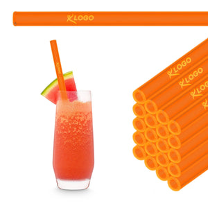6x 20cm glass straws with personal engraving
