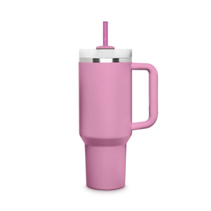 6x 12 inch (30 cm) pink glass straws for Stanley Cup Quencher 3 pink colors