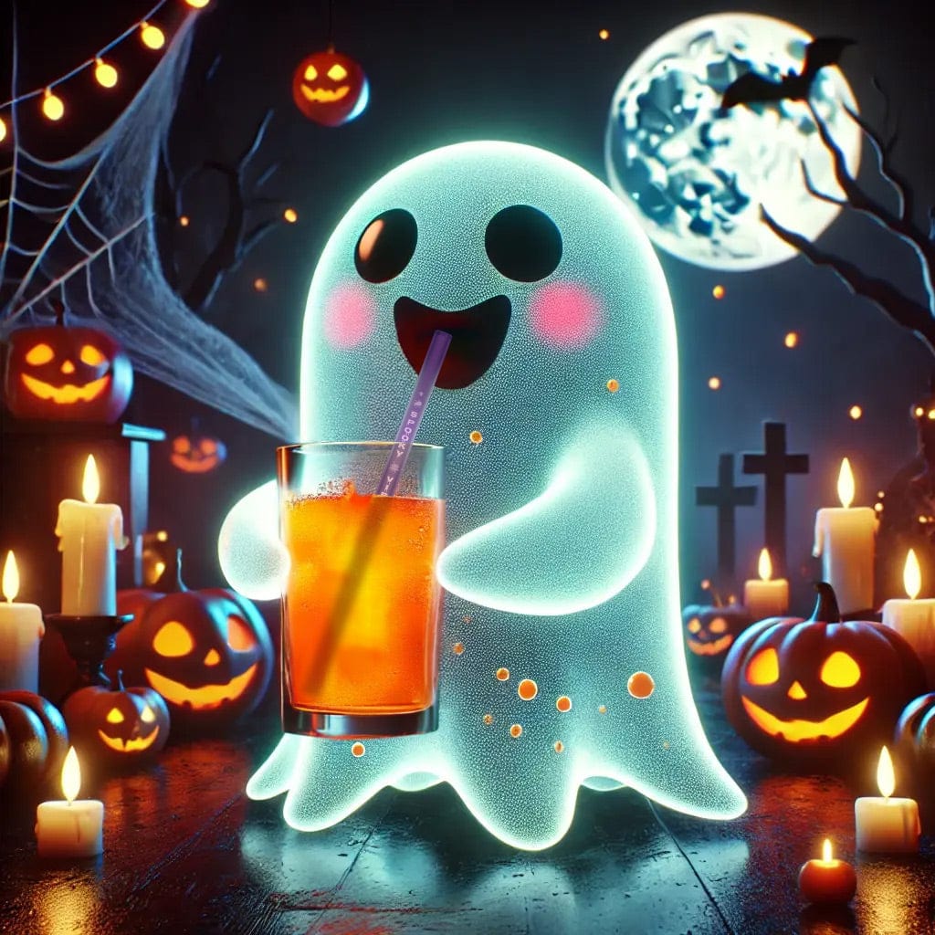 
Halloween glass straws Spooky Vibes in Halloween colors - 8 inch (20 cm)
