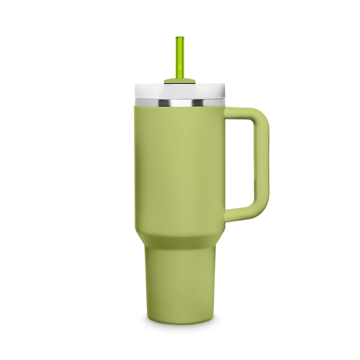 6x 12 inch (30 cm) Green Stanley glass straws for 40oz cups & Quencher & bottles 3 green shades