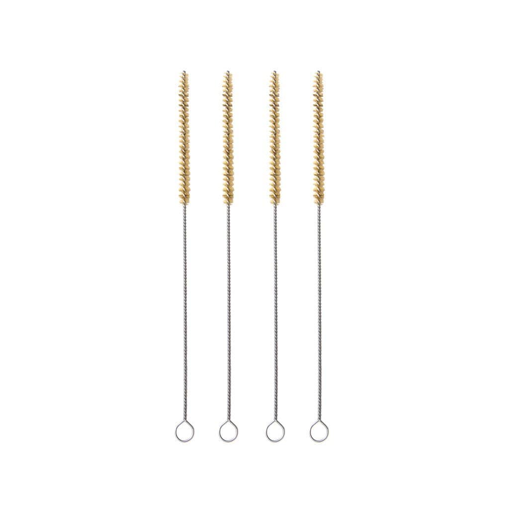 HALM naturfasern reinigungsbuerste fuer glas strohhalme 4er set 15cm